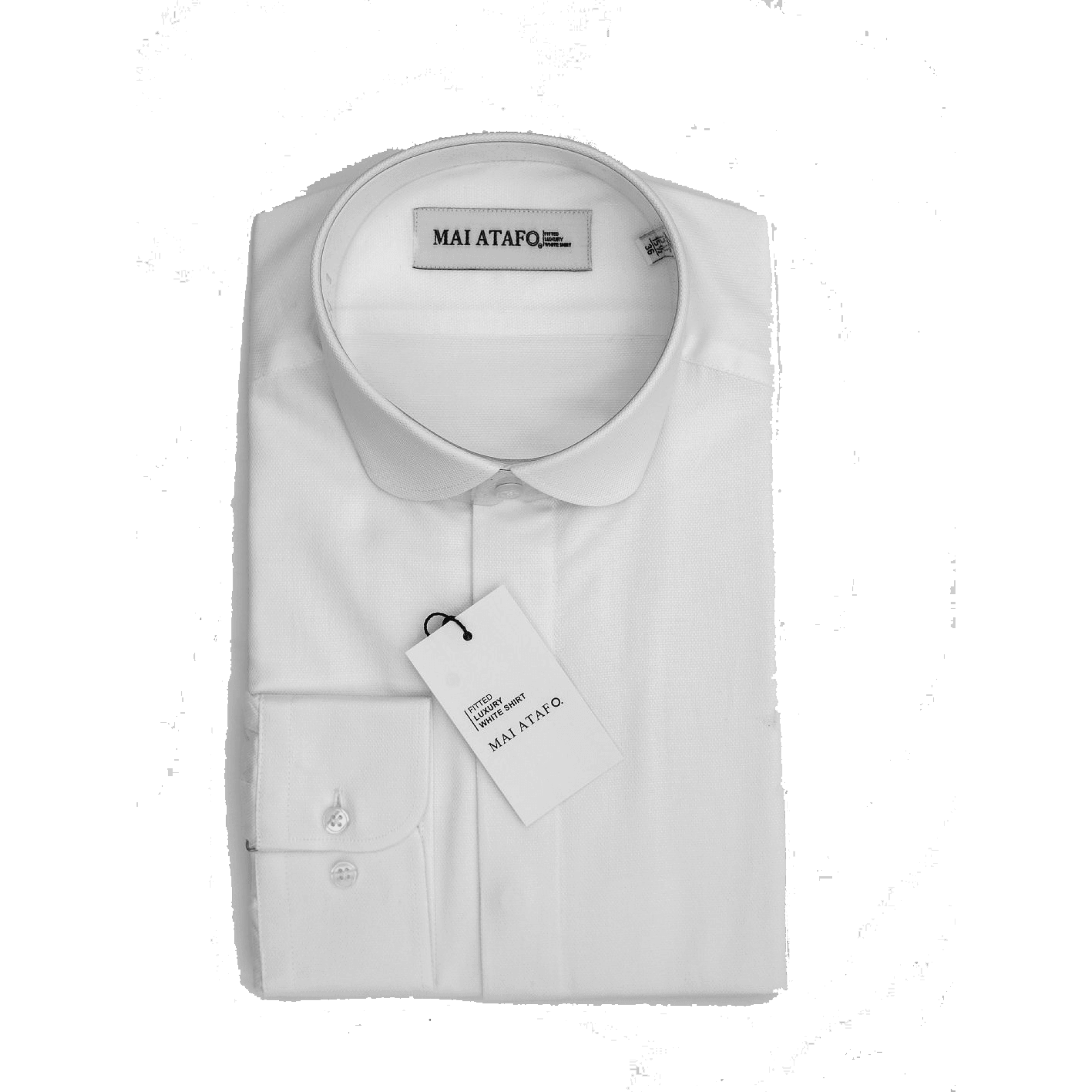 Mai-Atafo-Round-Collar-with-Concealed-Button-Flap-White-Shirt